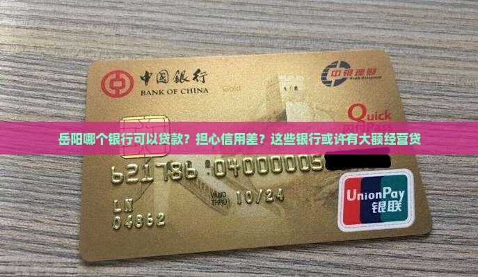 岳阳哪个银行可以贷款