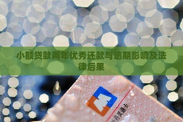 小额贷款两年优秀