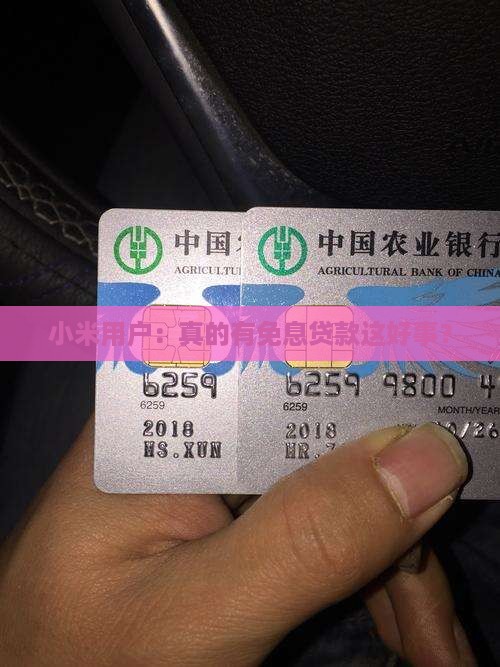 小米有没有免息贷款功能