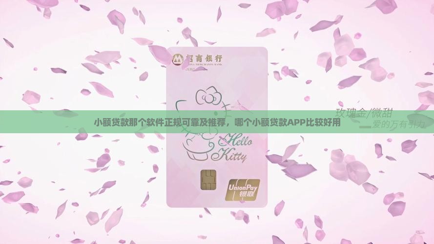 小额贷款那个软件正规