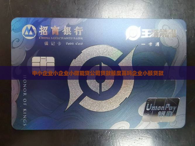 小公司能贷款的额度高吗