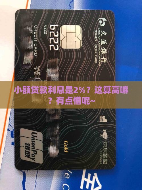 小额贷款百分之二高吗