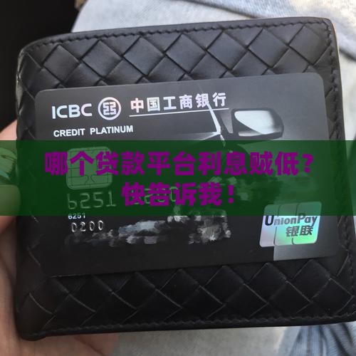 哪款贷款平台利率低