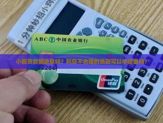 小额贷款能退息吗现在 小额贷款能退息吗现在