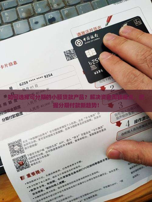 可以分期的的小额贷款