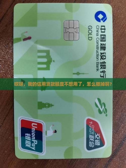 如何撤销信用贷款额度