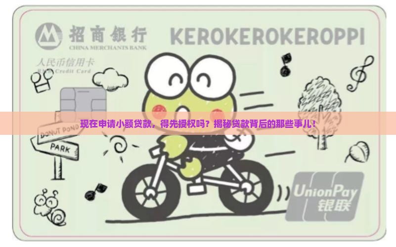 小额贷款需要授权吗现在
