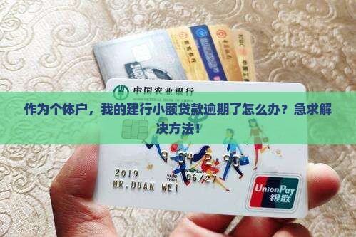 建设银行小额贷款逾期