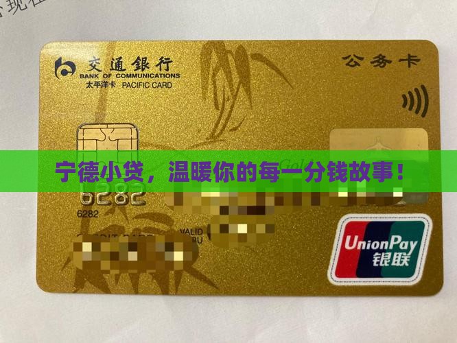 宁德精信小额贷款