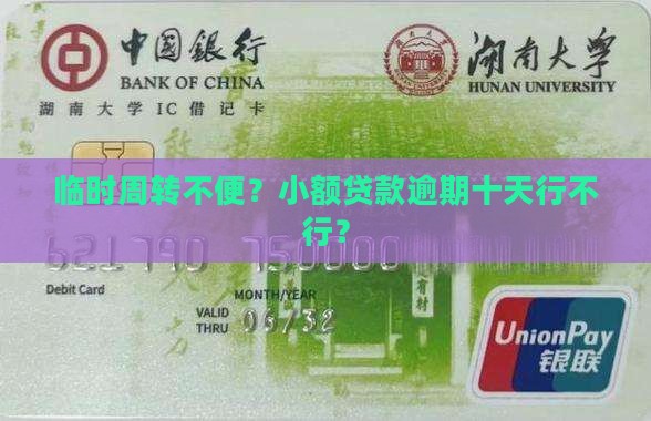 小额贷款可以超过十天还吗