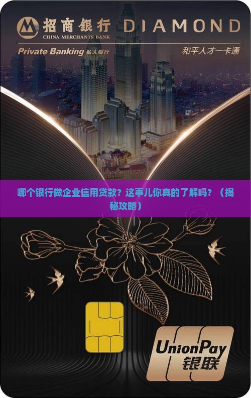 哪个银行做企业信用贷款