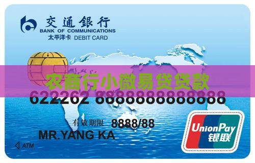 农商行小微易贷贷款