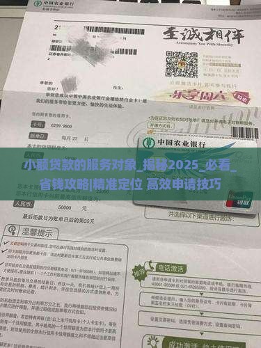 小额贷款的服务对象