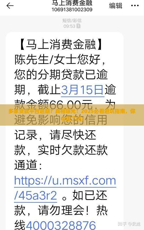 多家贷款平台逾期