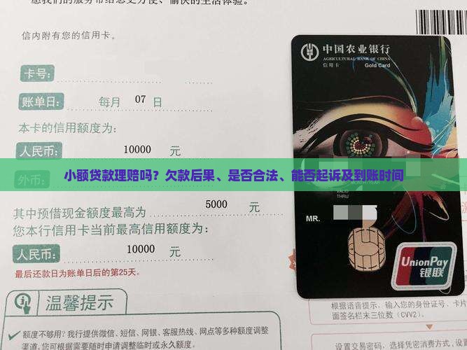小额贷款理赔吗