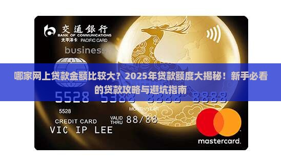 哪家网上贷款金额比较大