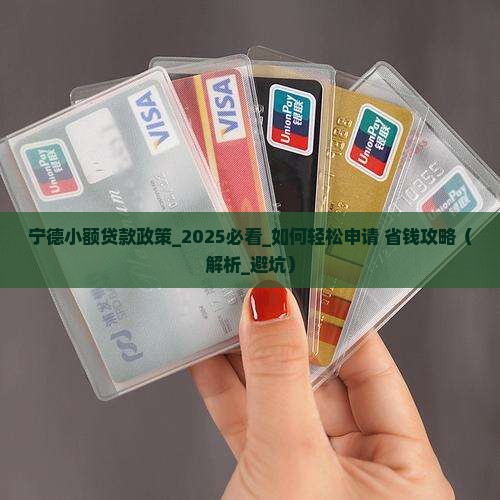 宁德小额贷款政策