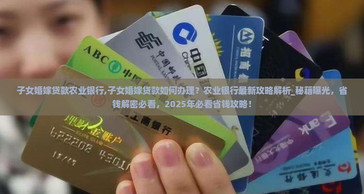 子女婚嫁贷款农业银行