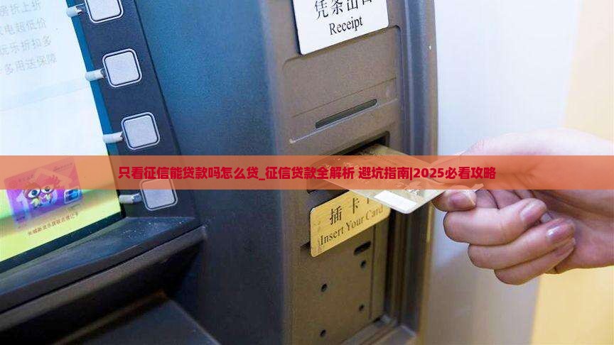 只看征信能贷款吗怎么贷