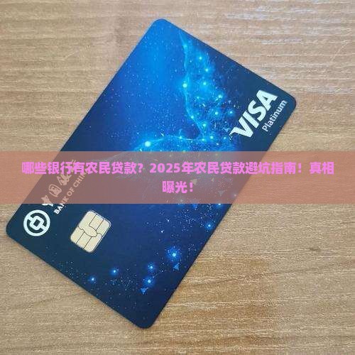 哪些银行有农民贷款
