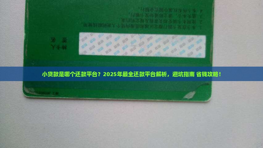 小贷款是哪个还款平台