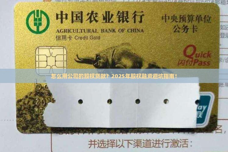 怎么用公司的股权贷款