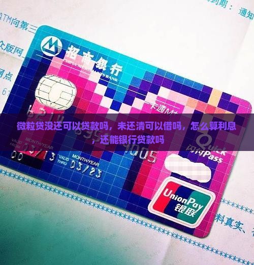 微粒贷没还可以贷款吗
