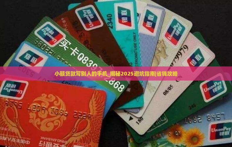 小额贷款写别人的手机