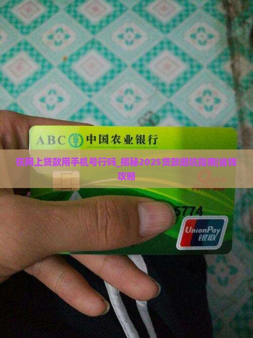 在网上贷款用手机号行吗