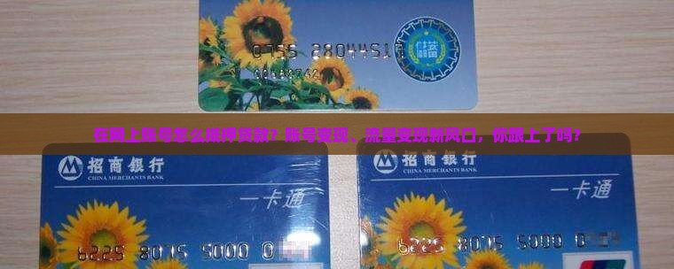 在网上账号怎么抵押贷款