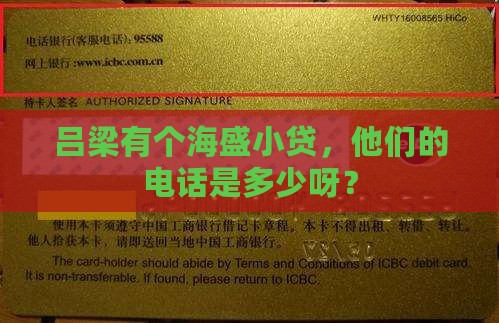 吕梁市海盛小额贷款电话