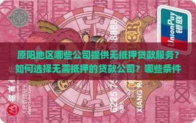 原阳贷款不用抵押的公司