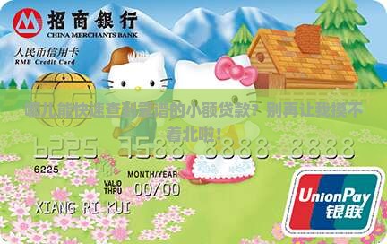 小额贷款哪里能查到