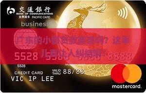广东小额贷款正规吗