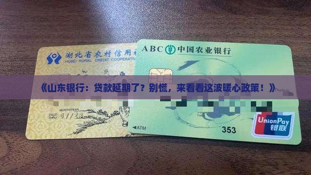 山东银行延期贷款政策