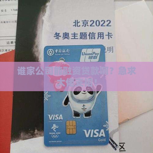 哪些公司能融资贷款
