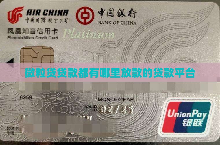 微粒贷贷款都有哪里