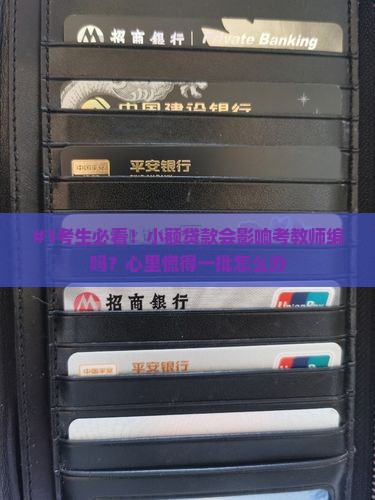 小额贷款影响考教师编嘛