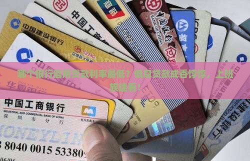 哪个银行信用贷款利率最低
