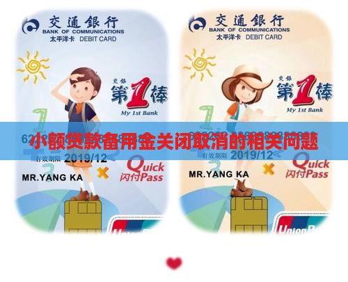 小额贷款备用金能取消吗