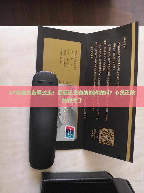 在网上贷款提前还款