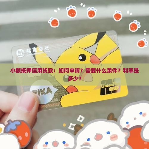 小额抵押信用贷款