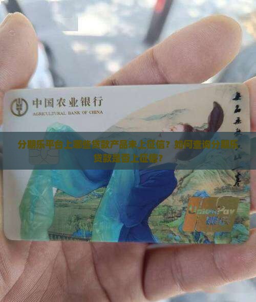 分期乐中没上征信的贷款