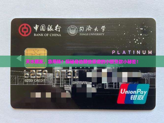 天水市哪里有小额贷款