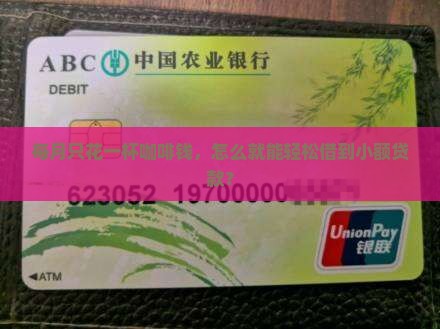 小额贷款最低月利