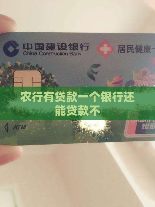农行有贷款别的银行还能贷款不