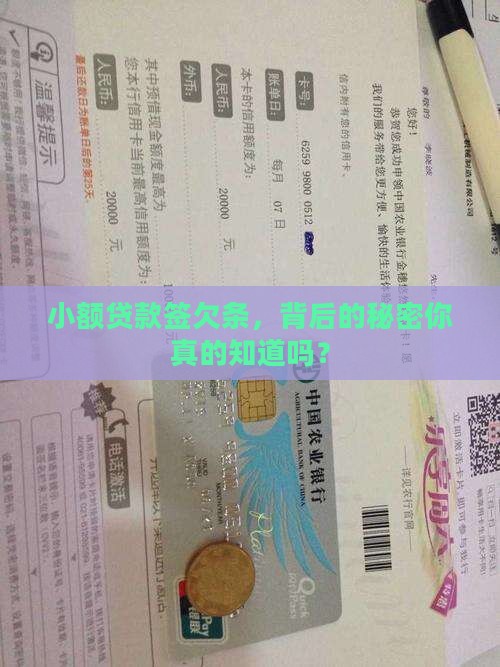 小额贷款打欠条