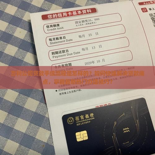 吉利公司贷款手续流程