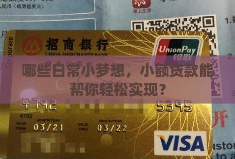 小额贷款用途包括
