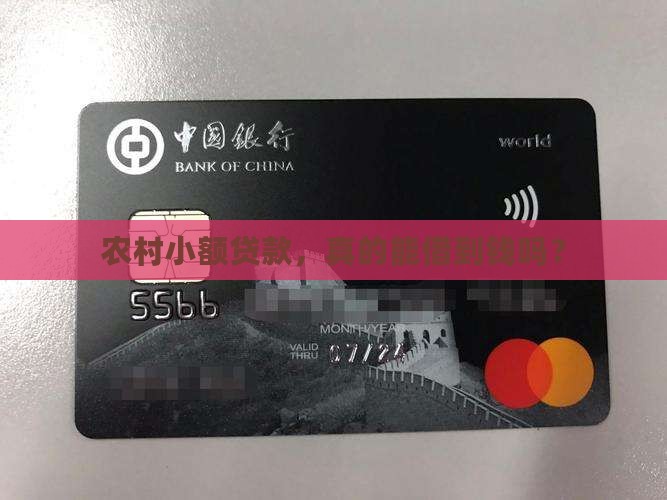 农村信用小额贷款能贷多少 农村信用小额贷款能贷多少